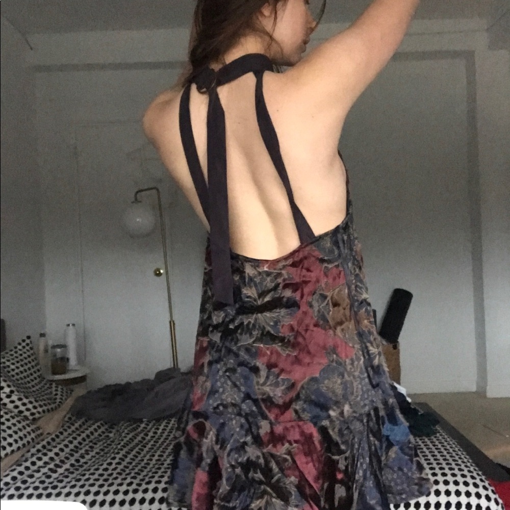 100% silk dress low back - Picture 2 of 4